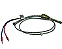 TEJ-031/003 TERMOPAR J PONTA LATÃO 6MMX3MT COM BAIONETA E ADAPTADOR A2 DIGIMEC - Imagem 1