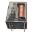 SBMS2RC3/3ACIC RELÉ SUBMINIATURA 2CV BOBINA 24 VCC 3A TERMINAIS PARA PCI P01879 METALTEX - Imagem 2
