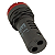 BZ20-9L-R SINALIZADOR 22MM SONORO/LED VERMELHO 12VCA/VCC I22901 METALTEX - Imagem 2