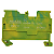 BK2-FT2 CONECTOR TERRA MOLA 2,5MM² FRONTAL 2 VIAS I26755 METALTEX - Imagem 1