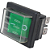 RS-201-1C-G 220V CHAVE 2 POSIÇÕES ILUMINADA COM CAPA DE SILICONE VERDE 220V I06835 METALTEX - Imagem 1