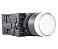 P20IGR-W-1C PULSADOR ILUMINADO 22MM PLÁSTICO BRANCO 220V 1NA+1NF I23246 METALTEX - Imagem 1