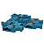 UTTB 2,5 BU BORNE DE DOIS NÍVEIS CONEXÃO PARAFUSO AZUL 3044649 PHOENIX CONTACT - Imagem 3