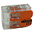221-412 CONECTOR DE ALAVANCA EMENDA 4MM 2 VIAS 32A 450V WAGO - Imagem 1