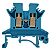 UK 2,5 N BU BORNE CONECTOR DE PASSAGEM AZUL 3003350 PHOENIX CONTACT - Imagem 2