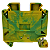 UT 16-PE BORNE TERRA CONEXÃO PARAFUSO VERDE-AMARELO 3044212 PHOENIX CONTACT - Imagem 1