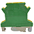 USLKG 2,5 BORNE TERRA CONEXÃO PARAFUSO VERDE-AMARELO 0441025 PHOENIX CONTACT - Imagem 1