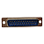DBSM-25 CONECTOR DB SOLDA FIO 25 VIAS MACHO I04621 METALTEX - Imagem 1