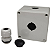 CX ABS R1/0122-C CAIXA ABS 80X82X55 CINZA 1 FURO 22MM 168739 SCHMERSAL - Imagem 1