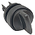 CLAA245R/01 COMUTADOR KNOB CURTO 3 POSIÇÕES PRETO 13700501 SCHMERSAL - Imagem 1