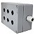 CX BOTOEIRA P6/0622-C CZ 140X200X90 CAIXA DE ALUMÍNIO CINZA 169093 SCHMERSAL - Imagem 2