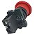 P20AMR-R-1B PULSADOR COGUMELO 22MM PLÁSTICO VERMELHO 1NF I23266 METALTEX - Imagem 3
