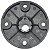 849.90 BASE TERMOPLÁSTICO HORIZONTAL PARA MONTAGEM DO TUBO DE ALUMÍNIO 120118 SCHMERSAL - Imagem 3