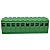 BR8F1-10 BORNE PLUGUE PARA CABO 10 VIAS PASSO 5,08MM VERDE I09716 METALTEX - Imagem 3