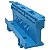 221-510/000-006 SUPORTE PARA FAMÍLIA 221 PARA 6MM² PARA FIXAÇÃO EM TRILHO DIN AZUL WAGO - Imagem 3