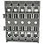 221-2525 BASE DE MONTAGEM PARA 5 CONECTORES INLINE COM ALAVANCA PARA MONTAGEM COM PARAFUSO WAGO - Imagem 2
