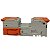 832-099/000-003 CONECTOR 3 VIAS (832-1103/037-000 + 832-1203) 76A PARA CABO ATÉ 25MM² WAGO - Imagem 2