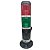 TPWS6-72RG-B TORRE 60MM CONTÍNUO/FLIKER BUZZER 24V PRETA SEM HASTE VERMELHO/VERDE I12236 METALTEX - Imagem 1