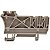 ZAP/TW ZIA 1.5/3 L TAMPA PARA BORNE CONECTOR DE PASSAGEM BEGE 1649540000 WEIDMULLER - Imagem 3