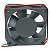 6020D24MS VENTILADOR 60X60X20MM 24VCC BUCHA 3400RPM I20611 METALTEX - Imagem 2