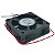 6020D24MS VENTILADOR 60X60X20MM 24VCC BUCHA 3400RPM I20611 METALTEX - Imagem 3