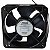 18060ABHBL VENTILADOR 180X180X60MM 220VCA ROLAMENTO I11460 METALTEX - Imagem 1