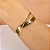 BRACELETE PODER FEMININO - BANHO DE OURO - Imagem 2
