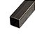 METALON DE FERRO QUADRARO 20MM X 20MM x 0,90MM X 6MTS PRETO - Imagem 1