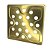 Ralo Dourado Quadrado em Aço Inox 9,5x9,5cm - By Fineza - Imagem 1
