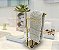 Toalheira Dourada Dupla em aço inox para banheiro ou lavabo - By Fineza - Imagem 3