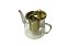 Bule de Chá Luxor Dourado em Vidro e Aço Inox com Infusor 600ml - Imagem 1