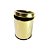 Lixeira Dourada em Aço Inox com Aro Fineza - Imagem 2