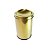 Lixeira Dourada Basculante Fineza - Imagem 1