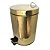 Lixeira Dourada em Aço Inox para Cozinha Com Pedal Fineza - Imagem 7