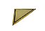 Ralo Oculto Invisível Triangular Inox Dourado Fineza - Imagem 2