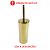 Suporte De Inox e Escova Sanitária com Cerdas Flexíveis – Dourado OUTLET - Imagem 1