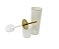 Escova Sanitária Branco e Dourado Aço Inox Fineza - Imagem 2