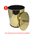 Lixeira Dourada em Aço Inox para Banheiro OUTLET Fineza - Imagem 2