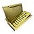 Conjunto para Embutir Dourado Lixeira de 4L e Porta Esponja Fineza - Imagem 3