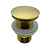 Válvula Click Metal Dourada Para Banheiro E Lavabo 1.1/4 Fineza - Imagem 1