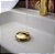 Válvula Click Metal Dourada Para Banheiro E Lavabo 1.1/4 Fineza - Imagem 2