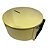 Suporte Dispenser De Papel Higiênico Inox Dourado Com Trava Fineza - Imagem 2
