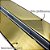Ralo Linear Oculto Dourado 6x100cm Com tampa Aço Inox Fineza - Imagem 2