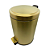 Kit Lavabo Sofisticado 5L 2 peças Dourado Fosco e Preto em Aço Inox - Imagem 2