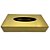 Caixa Porta Lenços de Papel de Aço Inox Dourado By Fineza - Imagem 4