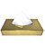 Caixa Porta Lenços de Papel de Aço Inox Dourado By Fineza - Imagem 6