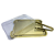 Conjunto de Porta Frios Luxor 3 peças Dourado em Aço Inox e Acrílico - Imagem 3