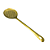 Escumadeira Dourada com furo no cabo - By Fineza - Imagem 1