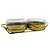 Conjunto para Patê Lena 3 peças Dourado em Aço Inox e Acrílico - Imagem 3