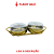 Conjunto para Patê Lena 3 peças Dourado em Aço Inox e Acrílico - Imagem 1